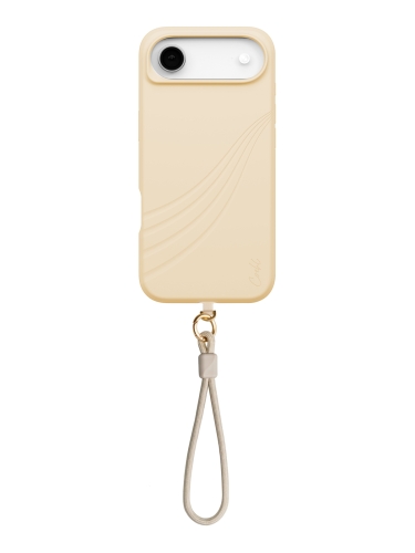 Uniq для iPhone Air чехол COEHL Strap series Serina Milk Sand (MagSafe)