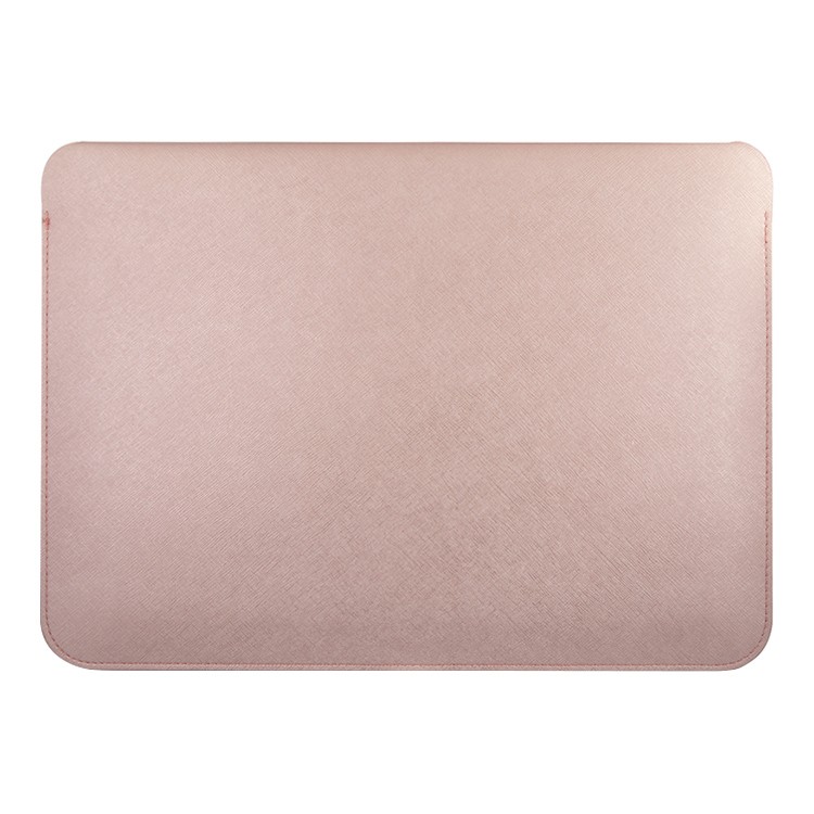 Чехол Guess Sleeve Saffiano Script logo для ноутбука до 13 дюймов, розовый.