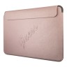 Чехол Guess Sleeve Saffiano Script logo для ноутбука до 13 дюймов, розовый