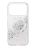 Uniq для iPhone 17 Pro чехол COEHL Resin Crystelle Sparkling Silver (MagSafe)