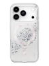 Uniq для iPhone 17 Pro чехол COEHL Resin Crystelle Sparkling Silver (MagSafe)
