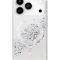 Uniq для iPhone 17 Pro чехол COEHL Resin Crystelle Sparkling Silver (MagSafe)