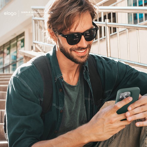 Чехол Elago Soft Silicone для iPhone 13 Pro Max, зеленый