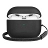 Чехол Uniq Terra Genuine Leather with wrist strap для AirPods 3 (2021), черный