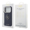 Guess для iPhone 17 Pro Max чехол Saffiano Full Wrapped 4G Big Resin logo Metal Cam Hard Blue