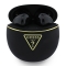 Guess Наушники TWS Bluetooth Round with Printed Triangle logo Black