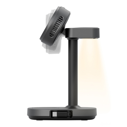 Energea Беспроводное СЗУ MagArctic Stand 4in1 Thermo Cool Qi2 iP+AW+TWS+USB-C cable Gun