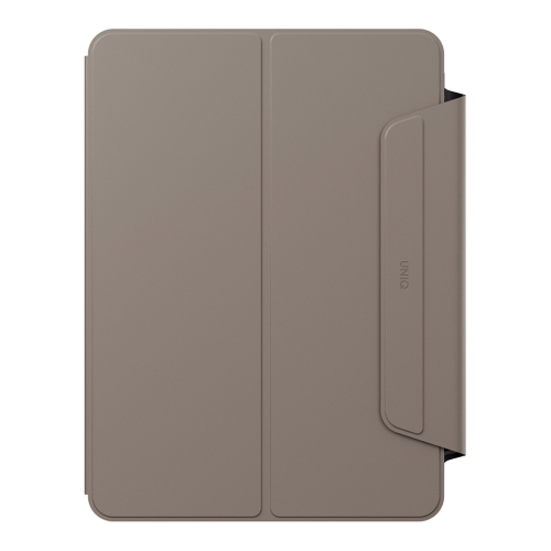 Uniq для iPad 11 (2025 A16)/ 10.9 (2022) чехол ROVUS SnapMount Magnetic 360 Rotate Detach Flint Grey