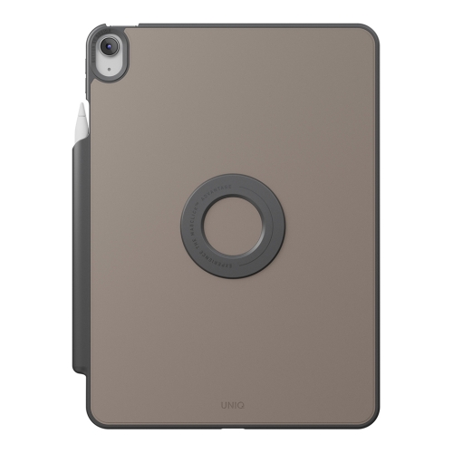 Uniq для iPad 11 (2025 A16)/ 10.9 (2022) чехол ROVUS SnapMount Magnetic 360 Rotate Detach Flint Grey