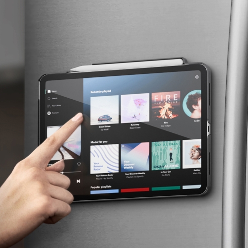 Uniq для iPad 11 (2025 A16)/ 10.9 (2022) чехол ROVUS SnapMount Magnetic 360 Rotate Detach Flint Grey