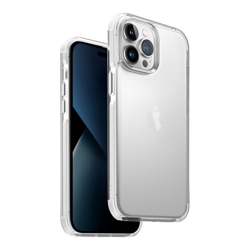 Чехол Uniq Combat для iPhone 14 Pro Max, белая рамка