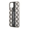 Чехол Lagerfeld Monogram w Vertical logo Hard для iPhone 14, черный