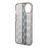 Чехол Lagerfeld Monogram w Vertical logo Hard для iPhone 14, черный