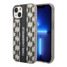 Чехол Lagerfeld Monogram w Vertical logo Hard для iPhone 14, черный
