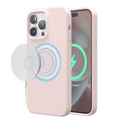 Чехол Elago MagSafe Soft Silicone для iPhone 14 Pro Max, розовый