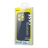Чехол Baseus Liquid Silica Gel Magnetic case +Tempered glass для iPhone 14 Pro, синий (MagSafe)