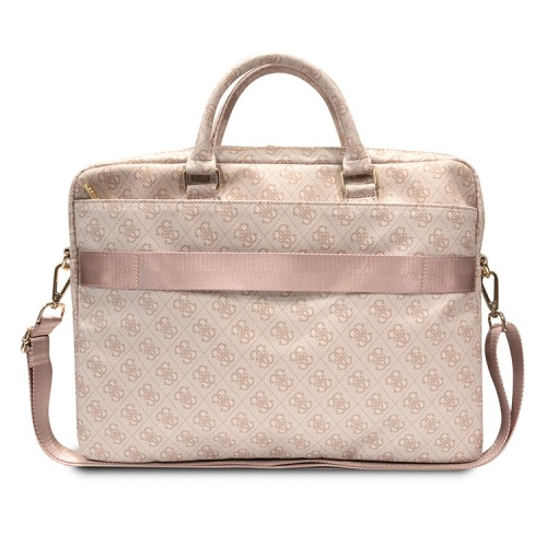 Сумка Guess 4G Stripes Bag для ноутбуков 15-16 дюймов, розовая