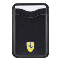 Ferrari картхолдер Wallet Cardslot MagSafe PU leather Black