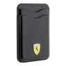 Ferrari картхолдер Wallet Cardslot MagSafe PU leather Black