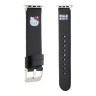 Hello Kitty для Apple Watch 42-41-40 mm ремешок PU Grained leather 3D Rubber Kitty Head Black