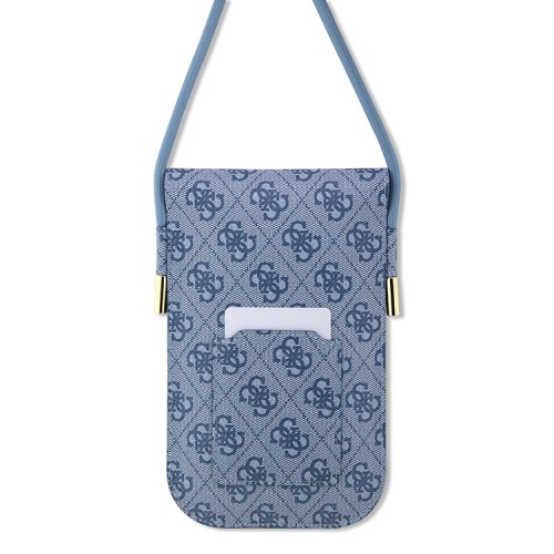 Guess для смартфонов сумка Wallet Phone Bag 4G Script metal logo with Cord Blue