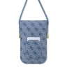 Guess для смартфонов сумка Wallet Phone Bag 4G Script metal logo with Cord Blue