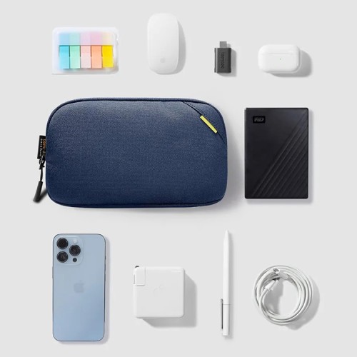 Tomtoc Laptop сумка для аксессуаров Defender-A13 Accessories Pouch 8" Navy Blue