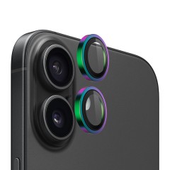 BlueO стекло для iPhone 16/16 Plus, Camera lens Armor Aluminium 2 шт. Colorful (+installer)