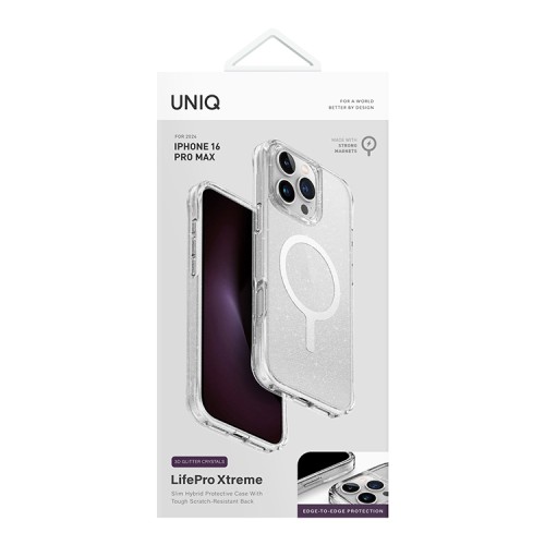 Uniq для iPhone 16 Pro Max чехол Lifepro Xtreme Tinsel (MagSafe)