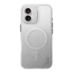 Uniq для iPhone 16 чехол COEHL Lumino Sparkling Silver (MagSafe)