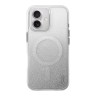 Uniq для iPhone 16 чехол COEHL Lumino Sparkling Silver (MagSafe)