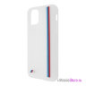 Чехол BMW M-Collection Translucent silicone Vert stripe для iPhone 11 Pro Max, прозрачный