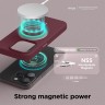 Elago для iPhone 15 Pro чехол Soft silicone (Liquid) Burgundy (MagSafe)
