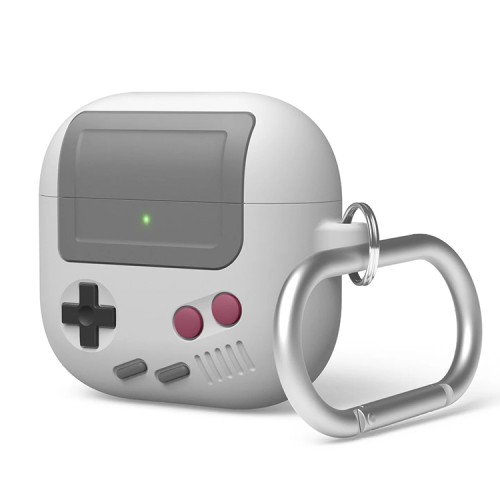 Elago для AirPods 4 чехол Unique AW5 Game console Hang case Light Grey