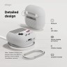 Elago для AirPods 4 чехол Unique AW5 Game console Hang case Light Grey