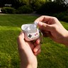 Elago для AirPods 4 чехол Unique AW5 Game console Hang case Light Grey