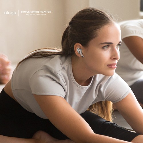 Накладки Elago Earbuds Hook Cover для AirPods Pro, Nightglow Blue (4 пары)