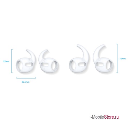 Накладки Elago Earbuds Hook Cover для AirPods Pro, Nightglow Blue (4 пары)