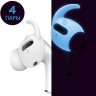 Накладки Elago Earbuds Hook Cover для AirPods Pro, Nightglow Blue (4 пары)