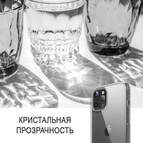 Elago чехол HYBRID для iPhone 12 | 12 Pro, прозрачный ES12HB61-TR