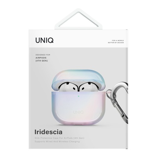 Uniq для Airpods 4 чехол Iridescia (holographic) Holo Quartz