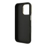 Guess для iPhone 16 Pro Max чехол PU Grained leather 4G Big metal logo and Camera Stand Hard Black