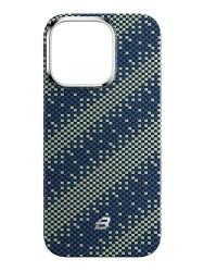 BlueO чехол для iPhone 16 Pro Max Kevlar Air Aramid fiber Green (MagSafe)