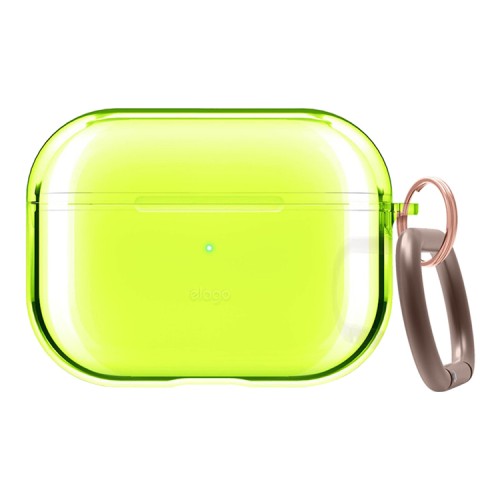 Чехол Elago Clear Hang case для AirPods Pro, Neon Yellow