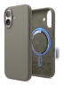 Elago для iPhone 17 чехол Magnetic Silicone Medium Gray (MagSafe)