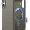 Elago для iPhone 17 чехол Magnetic Silicone Medium Gray (MagSafe)