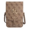 Сумка Guess Wallet Bag 4G Big metal logo для смартфонов, коричневая