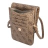 Сумка Guess Wallet Bag 4G Big metal logo для смартфонов, коричневая