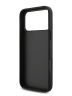 Karl Lagerfeld для iPhone 17 Pro чехол PU Saffiano NFT Karl & Choup metal with Cardslot  Hard Black