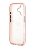 Karl Lagerfeld для iPhone 17 чехол IML NFT Choupette Head on logo Metal Cam Hard Pink (MagSafe)
